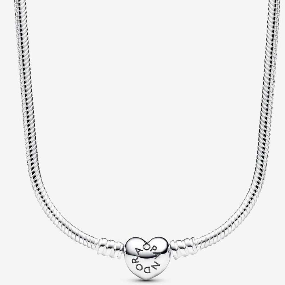 Pandora Silver Heart Necklace